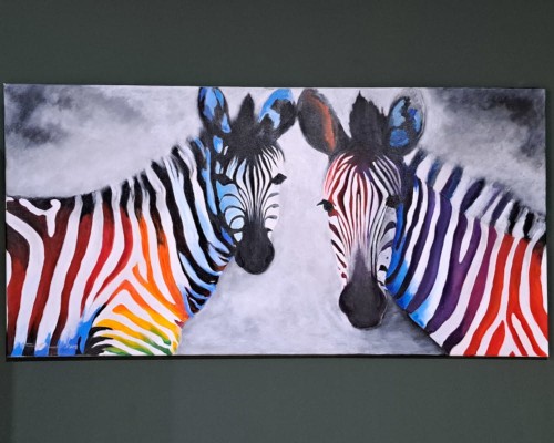 Obraz na płótnie Zebry