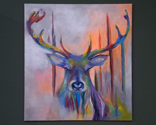 Obraz na płótnie Jeleń