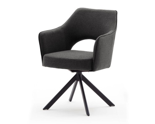 Tonala Krzesło obrotowe antracyt / czarny mat