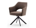 Tonala Krzesło obrotowe cappuccino / czarny mat