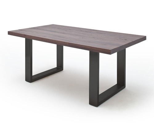 Castello Stół dąb postarzany / stelaż antracyt mat