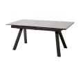Tobago Stół jasnoszary / czarny mat