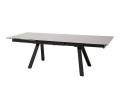 Tobago Stół jasnoszary / czarny mat