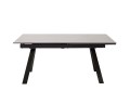 Tobago Stół jasnoszary / czarny mat