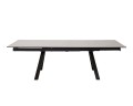 Tobago Stół jasnoszary / czarny mat