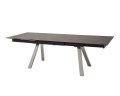 Tobago Stół antracyt / stal szlachetna szczotkowana