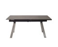 Tobago Stół antracyt / stal szlachetna szczotkowana