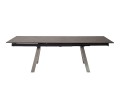 Tobago Stół antracyt / stal szlachetna szczotkowana