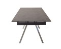 Tobago Stół antracyt / stal szlachetna szczotkowana