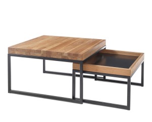 Lubao Stoliki kawowe (65x38x65/57x30x45) MC Akcent