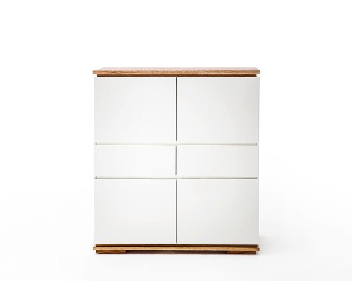 Chiaro Komoda wysoka Lakier biały mat 1