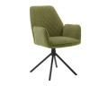 Acandi Krzesło obrotowe z podłokietnikami oliwkowe