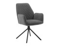 Acandi Krzesło obrotowe z podłokietnikami szare