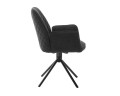 Acandi Krzesło obrotowe z podłokietnikami antracyt 2