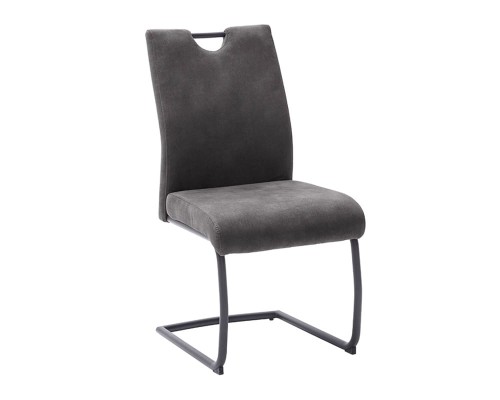 Acroma Krzesło tkanina ciemnoszara