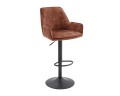 Ottawa Hoker barowy z podłokietnikami brązoworudy
