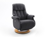 Calgary Comfort L Fotel relax czarny (77x111x86) MC Akcent
