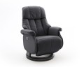 Calgary Comfort L Fotel relax czarny/czarny