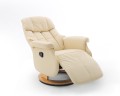 Calgary Comfort L Fotel relax kremowy/natura 2