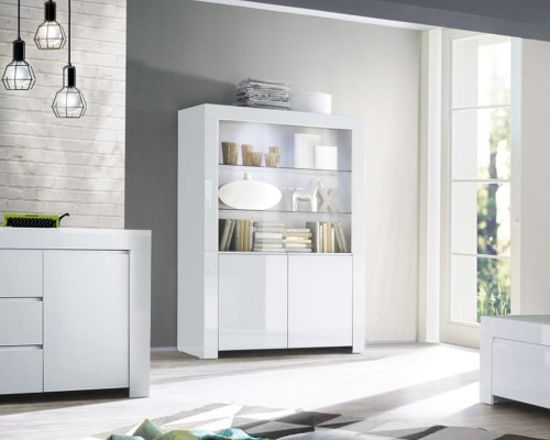 Amalfi Witryna szeroka oświetlenie LED białe