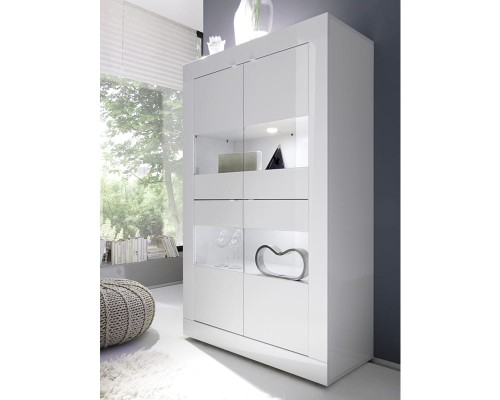 Basic Witryna szeroka lakier biały / lakier biały