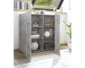 Dama Komoda wysoka laminat beton 2