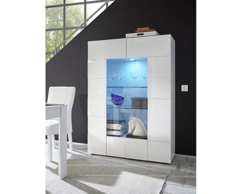 Dama Witryna Szeroka lakier biały