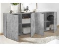 Dama Komoda 4-drzwiowa laminat beton 2