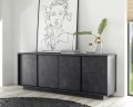 Carrara Komoda 4-drzwiowa antracyt
