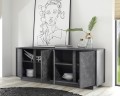 Carrara Komoda 4-drzwiowa antracyt 2