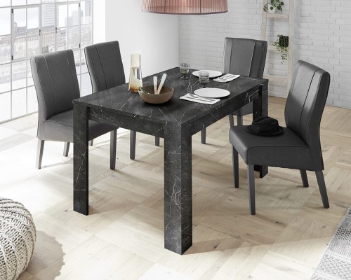 Carrara Stół z wkładem antracyt