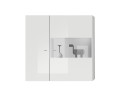 Infinity Szafka wisząca 2-drzwiowa lakier biały wysoki połysk