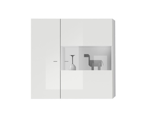 Infinity Szafka wisząca 2-drzwiowa lakier biały wysoki połysk