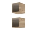 Infinity Zestaw 2 elementów otwartych laminat orzech stelvio