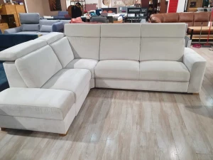 Nowoczesny wygodny narożnik z elektryczną funkcją rela Lumino Promocja 20%