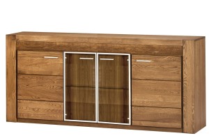 Velvet 49 dąb rustical Komoda 4- drzwiowa 201x88x42 cm (szer. x wys. x gł.)