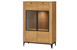 Porto 15 Witryna 2-drzwiowa 90x134x42 cm (szer. x wys. x gł.)Szynaka Meble