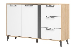 Moet 45 Komoda 2-drzwiowa z 3 szufladami 150x93x42 cm (szer. x wys. x gł.)Szynaka Meble