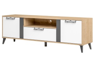 Moet 25 Szafka RTV 2-drzwiowa z 1 szufladą 170x55x42 cm (szer. x wys. x gł.)Szynaka Meble