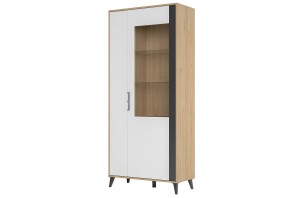 Moet 12 Witryna 2-drzwiowa 90x204x42 cm (szer. x wys. x gł.)Szynaka Meble