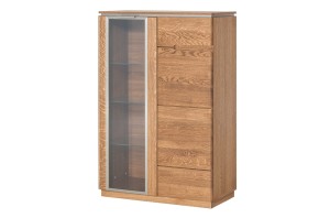 Montenegro 15 witryna 2-drzwiowa 82x125x42 cm (szer. x wys. x gł.)Szynaka Meble