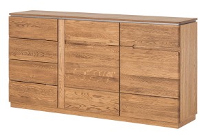 Montenegro 45 komoda 2-drzwiowa z 4 szufladami 163x87x42 cm (szer. x wys. x gł.)Szynaka Meble