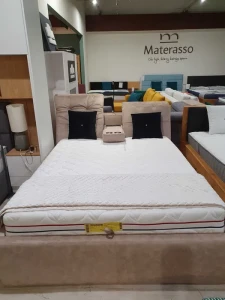 Łóżko 160 x 200 cm Fiore typ 06 ze schowkiem zagłówki tk.TERRA 13 VERO Promocja