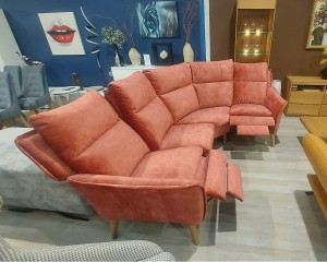 Ines Narożnik zfunkcją relaksu (237x111x180) Bydgoskie Meble Promocja 