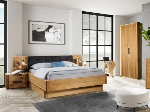 Łóżko 90 z pojemnikiem i stelażem DENVER Typ 90