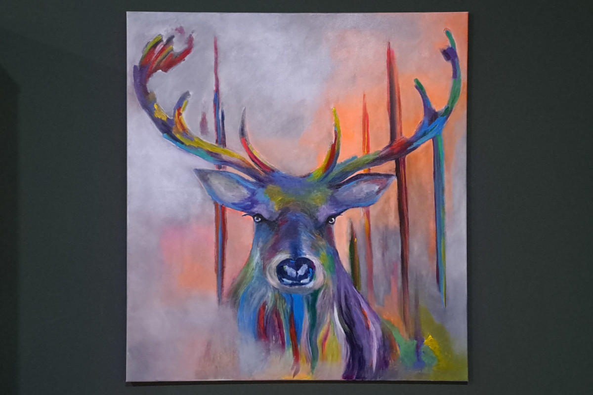 Obraz na płótnie Jeleń