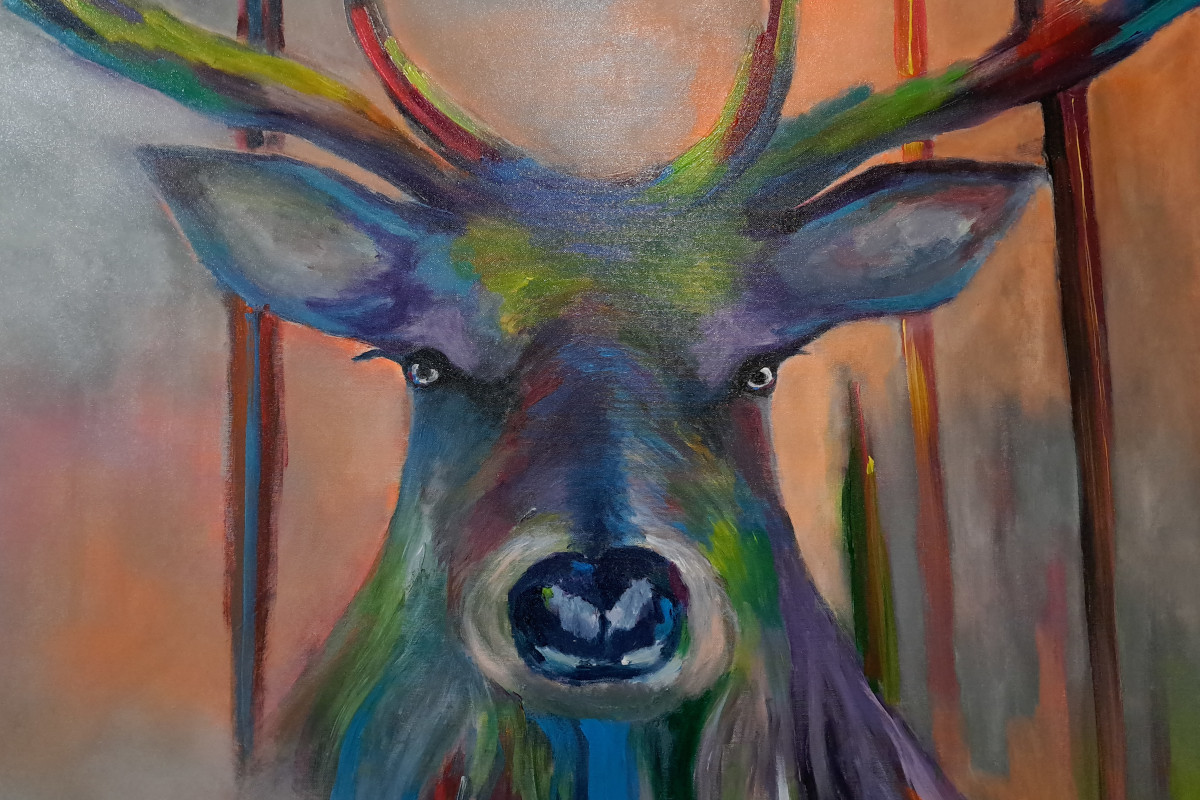 Obraz na płótnie Jeleń