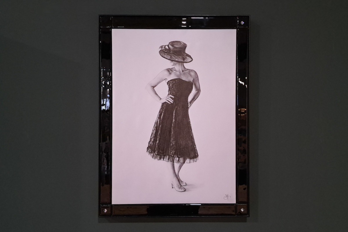 Obraz na płótnie kobieta w kapeluszu