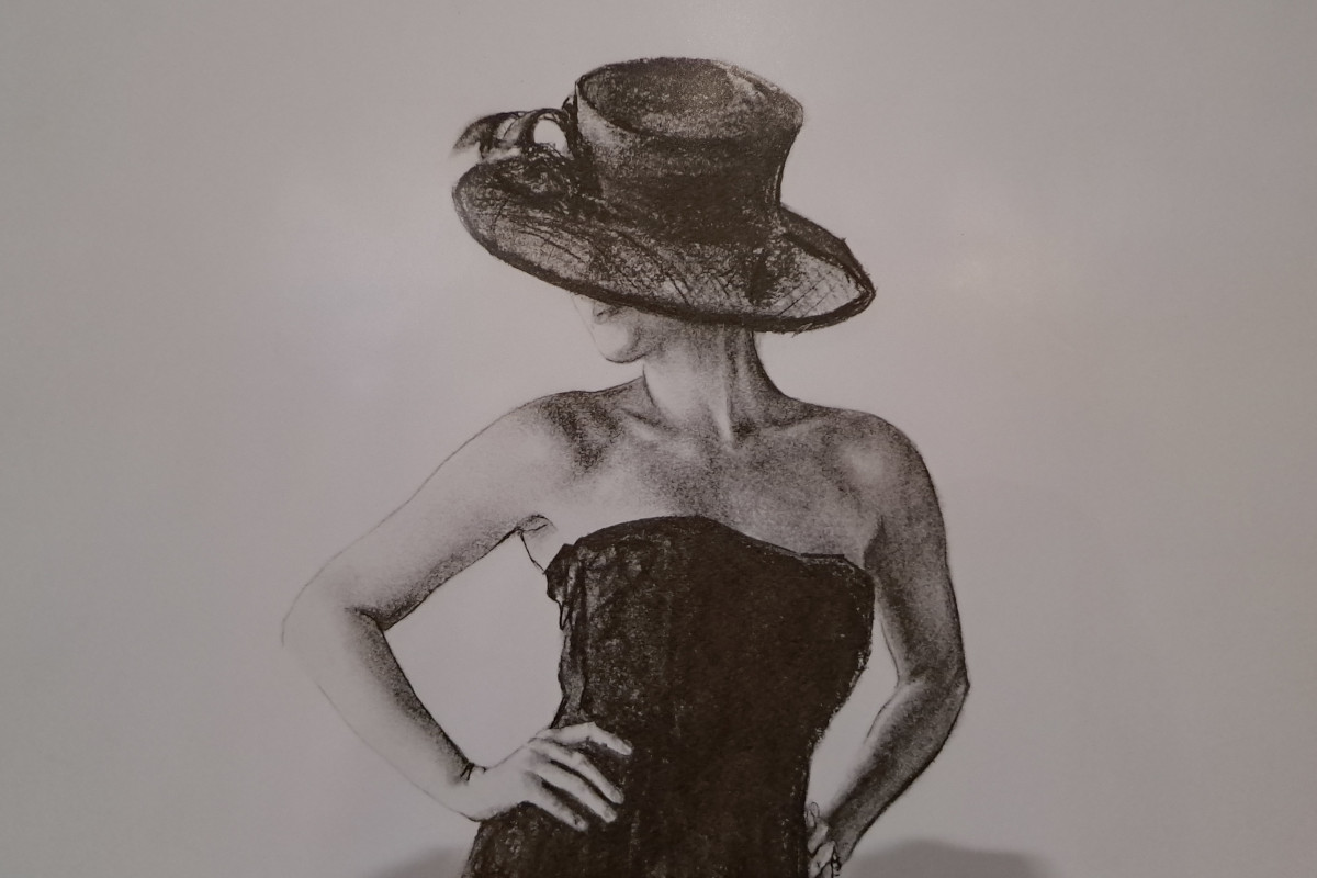 Obraz na płótnie kobieta w kapeluszu